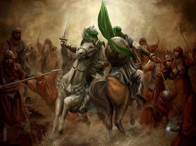 hiedar_'s tweet photo. إن الإمام الحسين وعصبته القليلة المؤمنة عزموا على الكفاح حتى الموت، وقاتلوا ببطولة وبسالة ظلت تتحدى اعجابنا واكبارنا عبر القرون حتى يومنا هذا..
                الكاتب المؤرخ الانكليزي برسي
#ليله_العاشر https://t.co/Ol6uMAZ4LX
