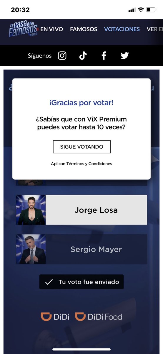 graciel33890384's tweet photo. @lacomadritaof_ @Ferka JORGE SE QUEDA ya Vote https://t.co/LQArkgZ9Cf