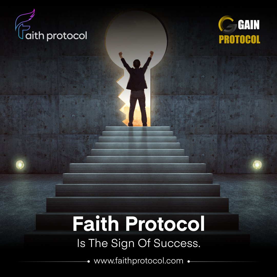 Gain_Protocol's tweet image. We proudly represent the sign of success in this new world. Join us at Faith Protocol and Gain Protocol to conquer new heights. 🌟✨ faithprotocol.com | gainprotocol.io 

#FaithProtocol #GainProtocol #SignOfSuccess #Web3 #Community #NewWorld #Crypto #success #ETH