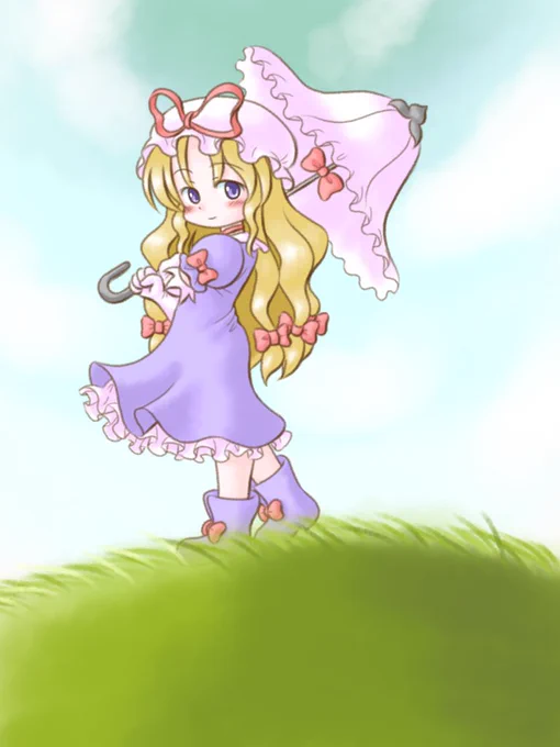妖々夢が東方の入口なので妖々夢仕様の絵は時折描いてる