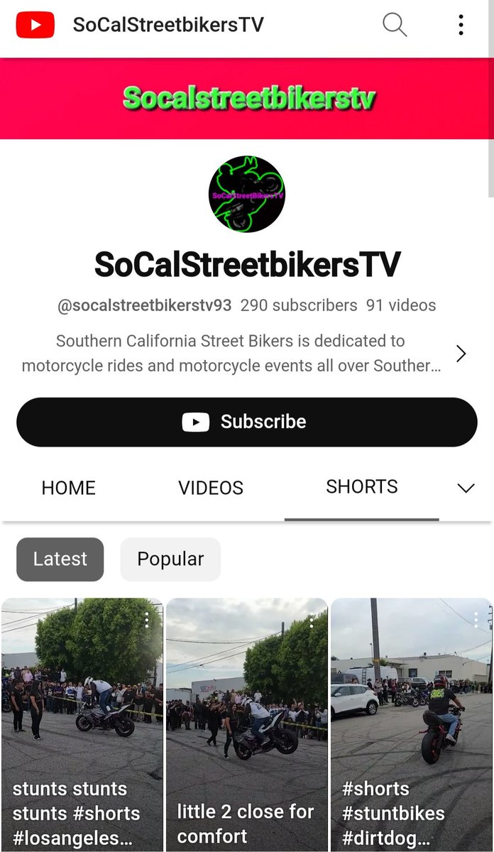 Check out the vids from July 2023 new updated... hit the link #losangeles #stuntbikes #motorcycle #bikers #sportsbikes @archmotorcycle
m.youtube.com/@socalstreetbi…