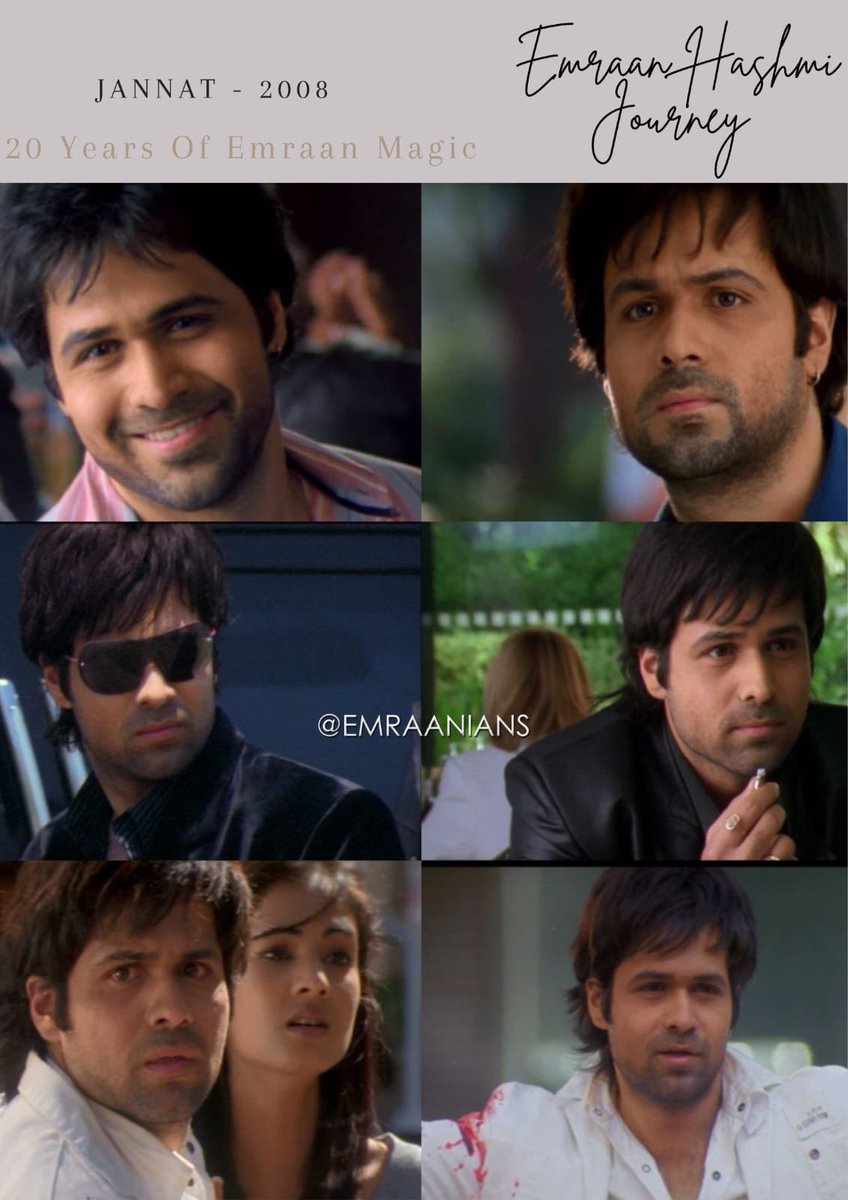 #Jannat - 2008 @emraanhashmi as Arjun Dixit • #20YearsOfEmraanMagic #EmraanHashmiJourney #EmraanHashmiFilms #EmraanHashmi