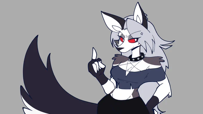 i'm a sucker for drawing characters with big tails