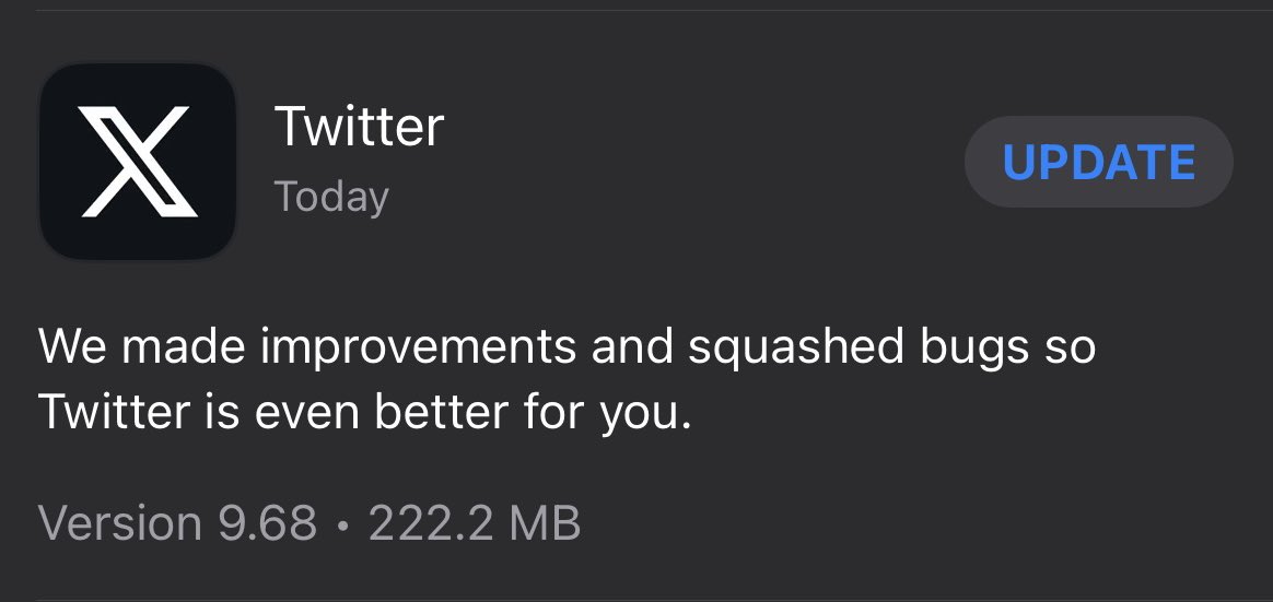 Patch notes with a distinct air of menace