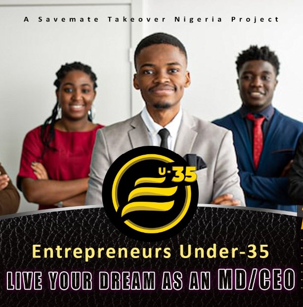 Ent_under_35's tweet photo. Now you too can live as a 21st century Outstanding MD/CEO 

Chat on Whatsapp now and register for this 35 days young 🌱 Entrepreneurs Boot-Camp 
This is the live long Entrepreneur Under- 35 Project 

Chat Now on Whatsapp 08067557887; 08160623459

Let's Moooovvvee https://t.co/rYADZzyTQf