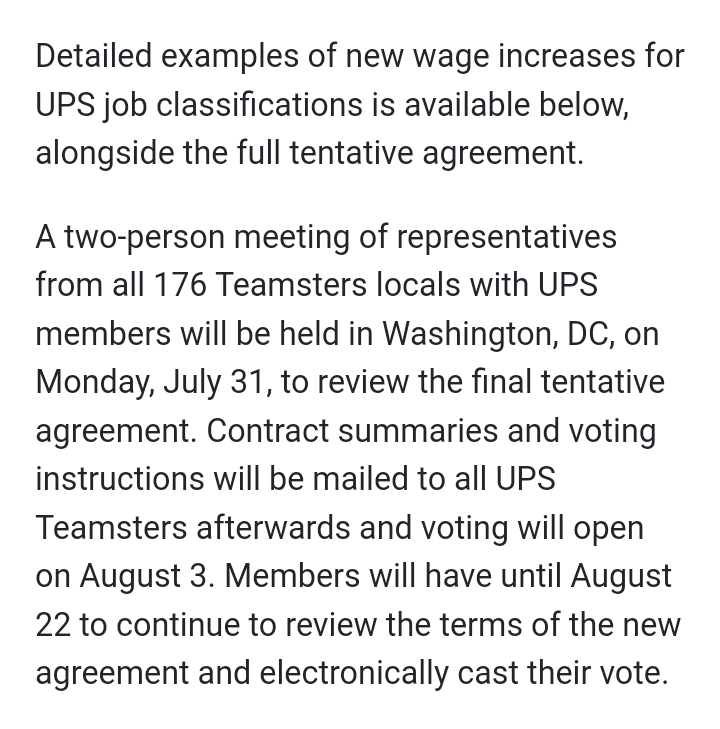 BrJoeBalkis's tweet photo. #VoteNo!
#upsNegotiationsUpdate
#2023TeamstersupsContractCampaign #Teamsters #ups
Did you review the full #upsTeamsters #TentativeNationalMasterAgreement ?
After historic hype we are being sold a #TA that falls far short of what is possible despite the misinformation from the app https://t.co/eqrSKCjOUi