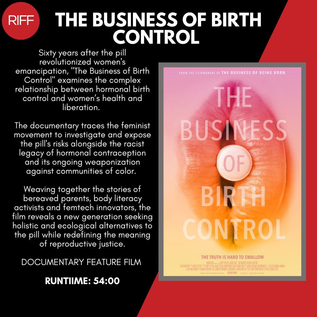 Today's spotlight goes to The Business of Birth Control, directed by Abby Epstein.

Join us on Wed. Sept. 27th, 8:15pm at Byrd Theatre, followed by a Q&amp;A with  Abby Epstein and Ricki Lake.
#BusinessOfBirthControl #ReproductiveHealth #WomenEmpowerment #HealthcareAwareness