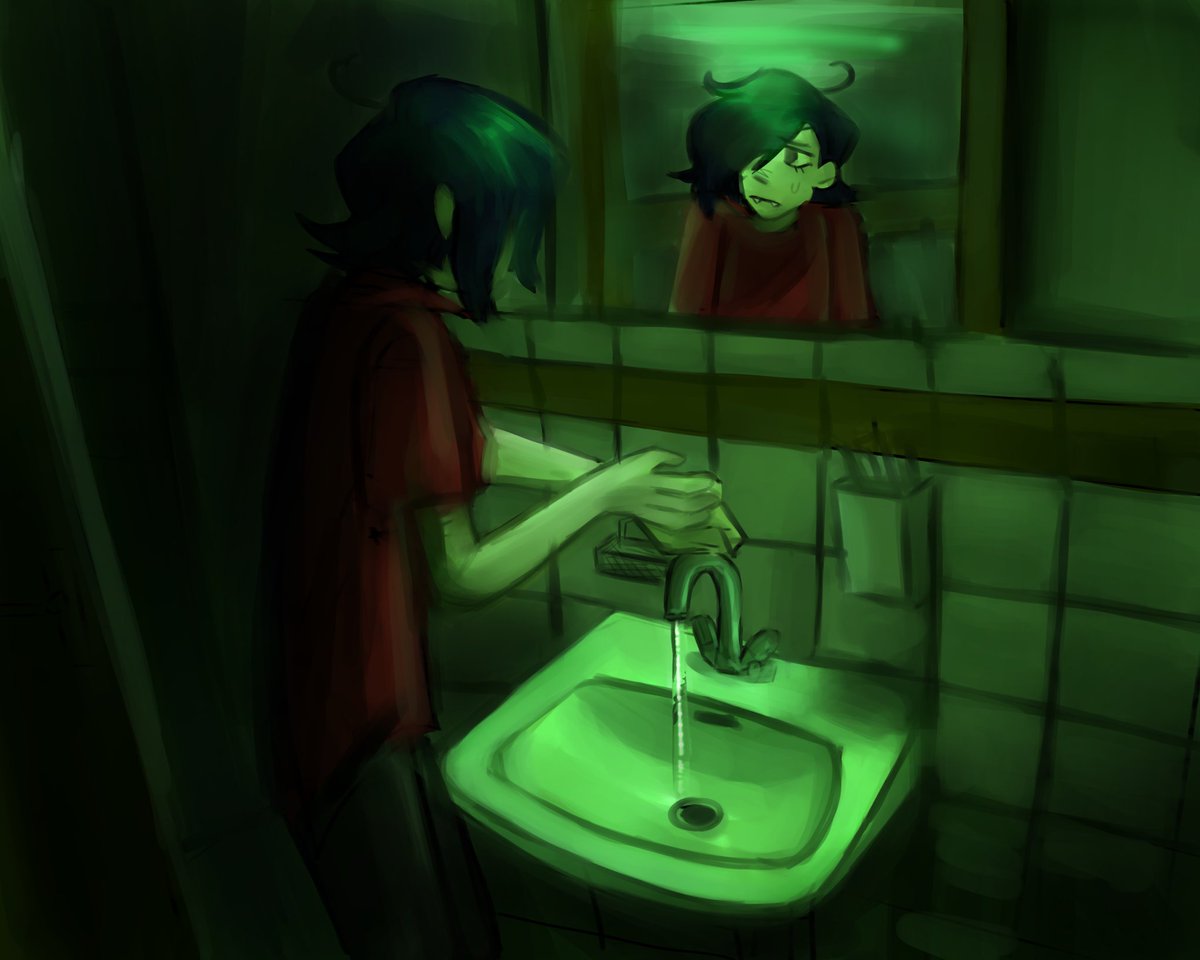 I show signs of life and disappear for another month  
#spookymonthstreber #Spookymonth #spookymonthfanart #fanart #art