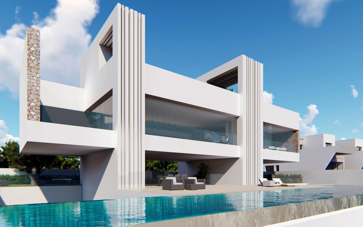 LPAS_Spain's tweet photo. #DesignVilla with a panoramic views over Guardamar del Segura and the Mediterranean Sea. It has 5 bedrooms, 6 bathrooms, 4 toilets and several terraces with a total of 180,00 m², overlooking the Sierra del Recorral, located in Rojales, #Spain https://t.co/GMvegT3xKm #realestate https://t.co/Qv4qRG34nj