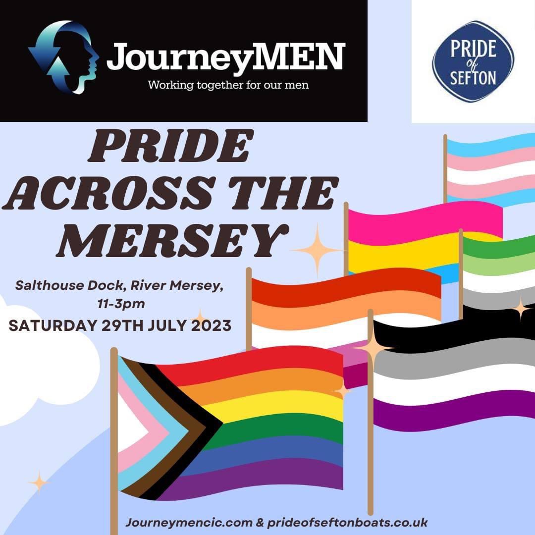 🌈 Come and join us at Liverpool Pride today on The Pride Of Sefton canal boat at Salthouse Dock from 11 - 3pm. Free trips around the dock. Donation buckets are available. 🌈

🌈 JourneyMEN - We Are So Proud Of Our Pride 🌈