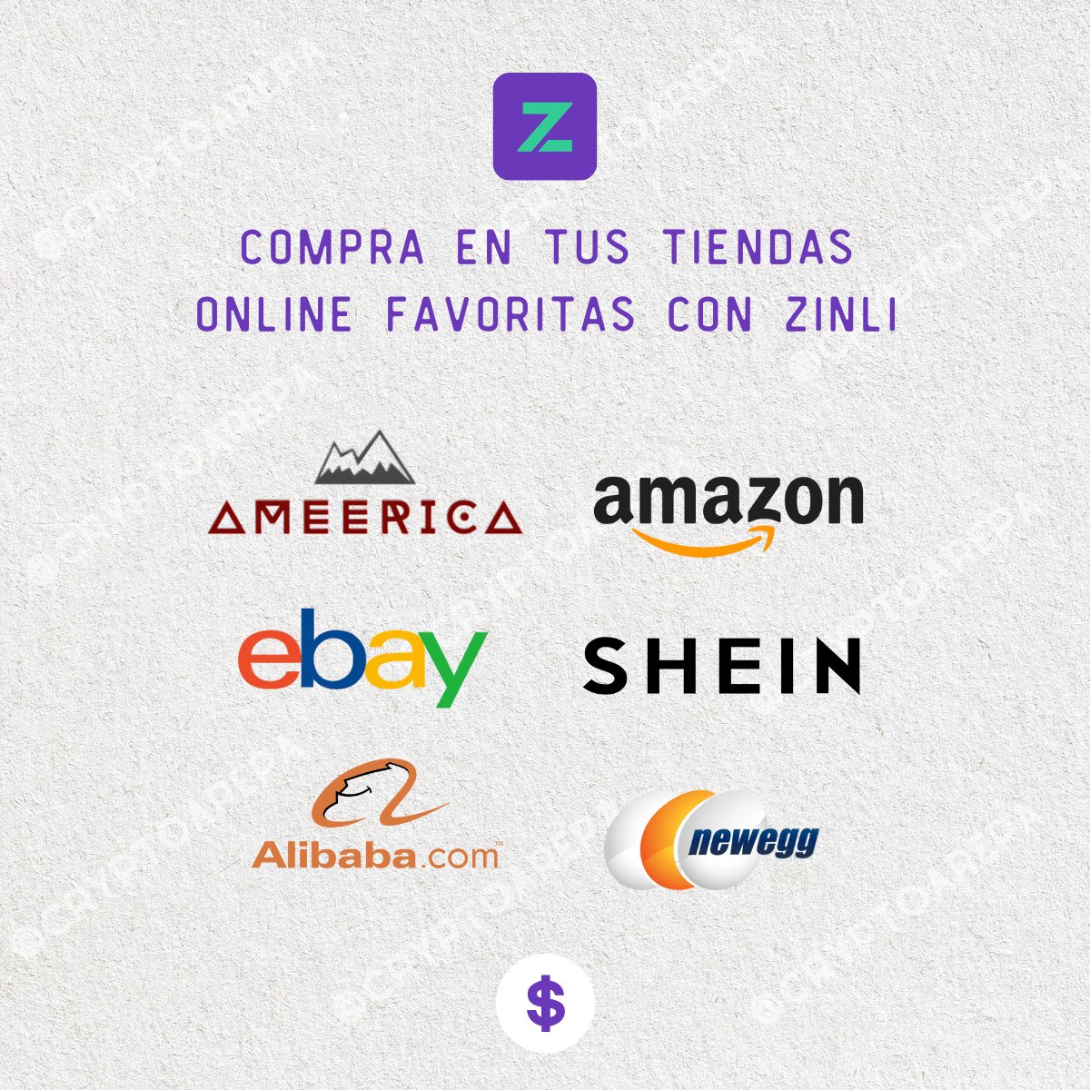 cryptoarepavz's tweet image. Compra en linea con #Zinli
#amazon #ameericastore #ebay #shein