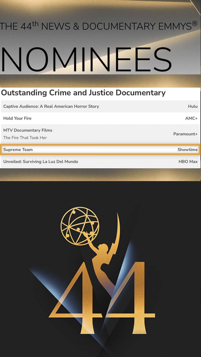 Honored to have composed the score for the EMMY NOMINATED docuseries #supremeteam
Grateful to and the entire team at #MassAppeal and <a href="/Showtime/">SHOWTIME</a>
