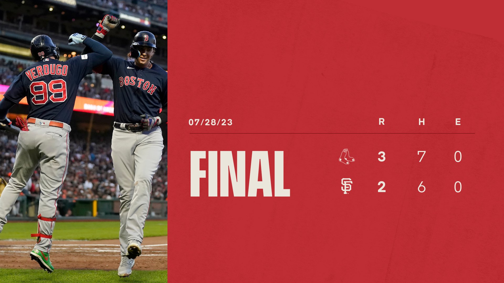 Red Sox on X: Rest up, we gotta do it all again tomorrow. 🔗    / X