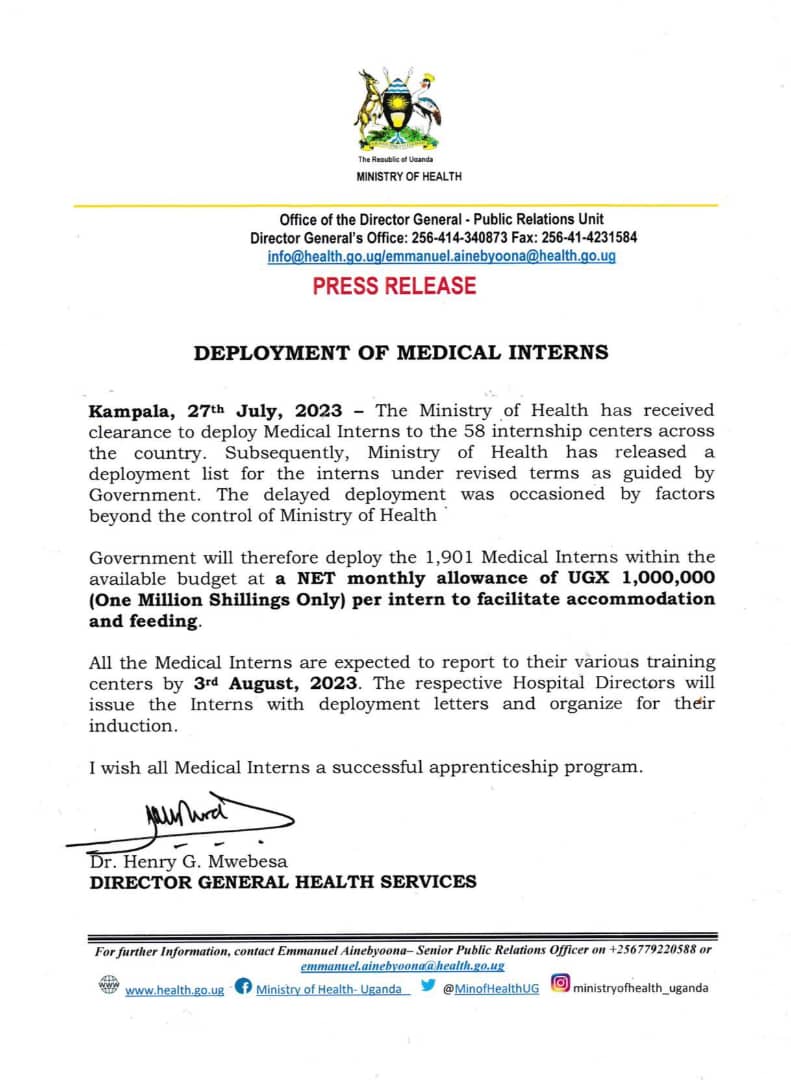 Bumesa001's tweet photo. We congratulate all the Medical Interns upon their successful deployment. Go save lives and observe your ethics..

It has not been very fair but the fight is still on because We deserve more than this!  But for now, That's a starting point https://t.co/pUW2Die641