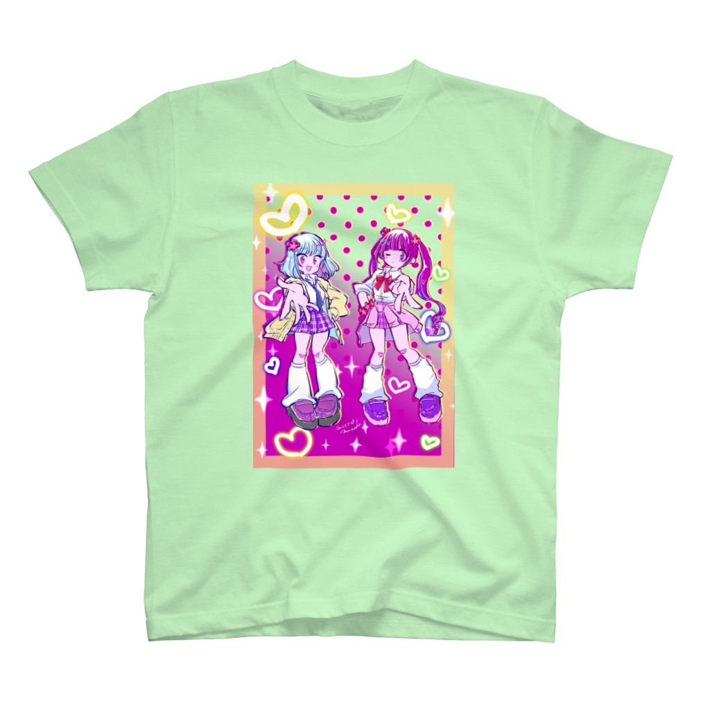 「#SUZURIのTシャツセール 開催中です。 背景は透過してるので、Tシャツのカ」|モナ子のイラスト