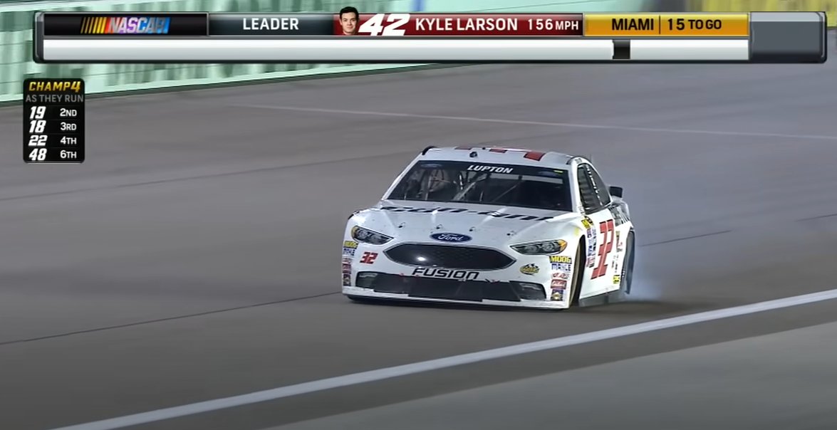 AntJKernich's tweet photo. Dear NASCAR Twitter,

Remember when Carl Edwards lost the 2016 Championship. The driver who caused it was Dylan Lupton, 17 laps down, drifting in Turns 1 and 2. 

#nascar #NASCAR75 #nascarplayoffs #fieldfiller #rememberwhen #carledwards https://t.co/XAMTLLMJ6H
