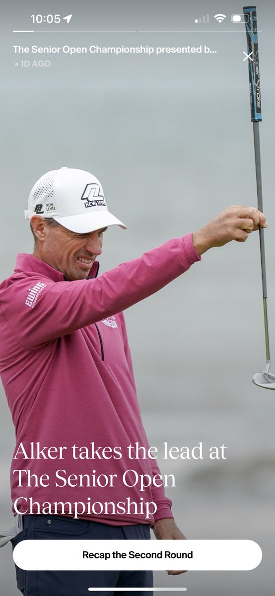 ewinggolfguy's tweet photo. Good Luck #StevenAlker.  The Leader going into the Weekend at the Senior Open!!!
#Ewinggolf #Leanonus https://t.co/YiyhLhs4R5