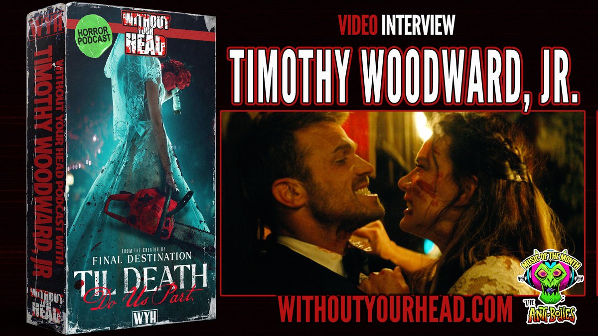 Timothy Woodward, Jr. writer/director of "Til Death Do Us Part" opening August 4th!    youtu.be/nzwOuUZYHEE 
#TilDeathDoUsPart #HorrorMovie #NewMovie #WithoutYourHead #HorrorInterview #NastyNeal #TerribleTroy #TristaRobinson #AnnabelleLecter
<a href="/PanchoMolerP/">Pancho Moler</a> <a href="/tombofnickcage/">TOMB OF NICK CAGE</a>