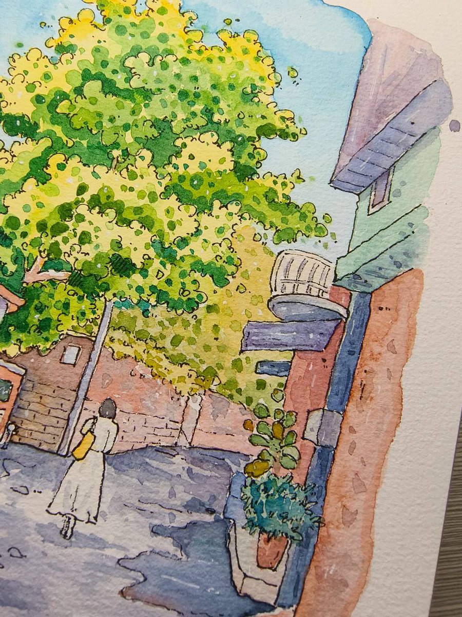 bruchmannm1's tweet photo. This painting is full of color and gives a feeling of warmth and joy, as if the sun's rays are shining on the whole world. https://t.co/2At3ZKNmOd