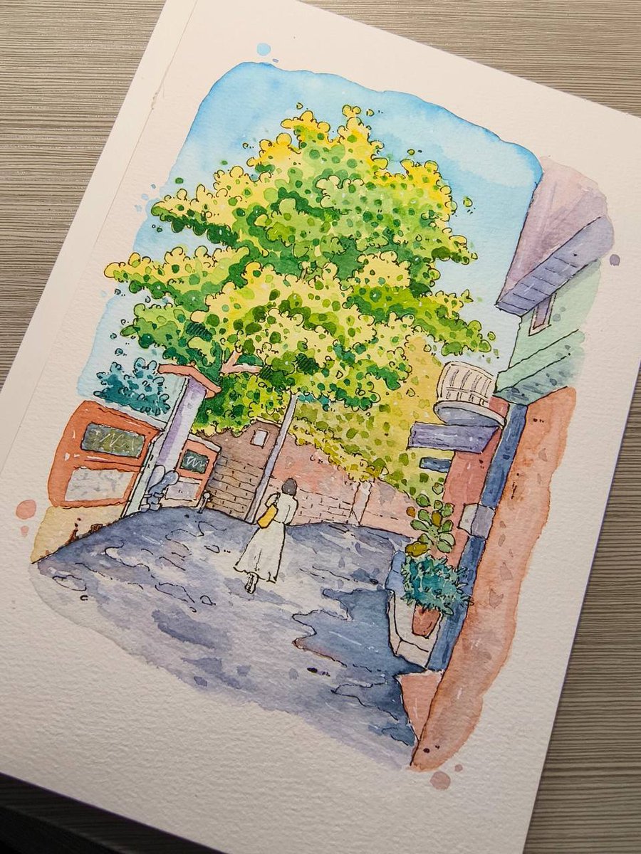 bruchmannm1's tweet photo. This painting is full of color and gives a feeling of warmth and joy, as if the sun's rays are shining on the whole world. https://t.co/2At3ZKNmOd