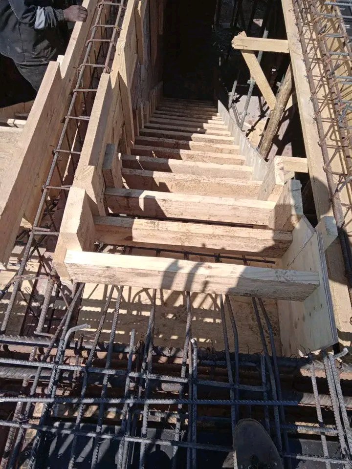 Staircase  cutting and bending fixing steel supply