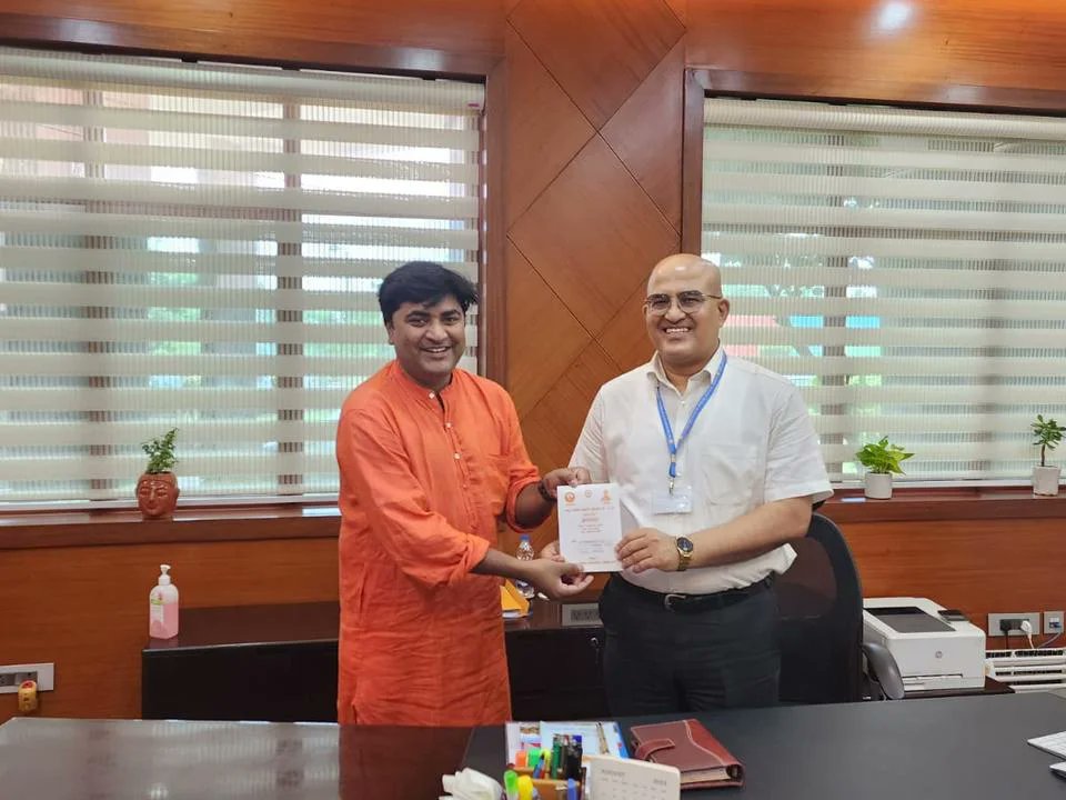 Invitation for abhyas warg to respected executive director of AIIMS jodhour 🙏🏻

#nmo #nmobihar #aiimsjodhpur #abhyasvarg #medicos