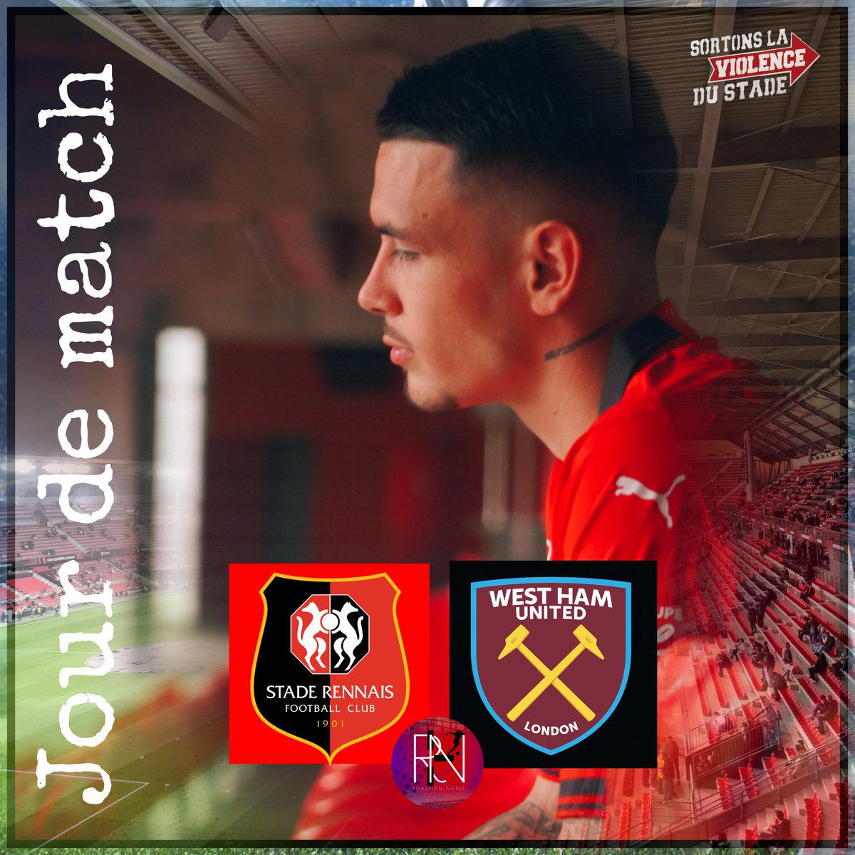 lesupporter35's tweet photo. 🔸JOUR DE MATCH🔸
Rendez-vous au Roazhon Park ❤️🖤 à 18:00
⚽#srfc #tousunepassion #footpro
#AllezRennes #ToutDonner 💪🔴⚫
#foot #football #rennes #instamoment #rennessport #rougesetnoirs #stadederennes #roazhonpark #Bretagne https://t.co/ZYRKtJanw5