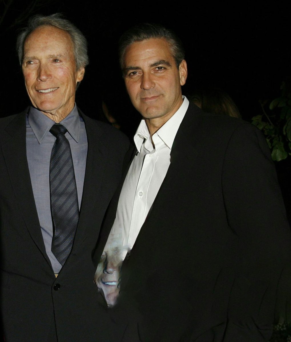 UnrealTheClint's tweet photo. With George Clooney https://t.co/k8h736lEUB