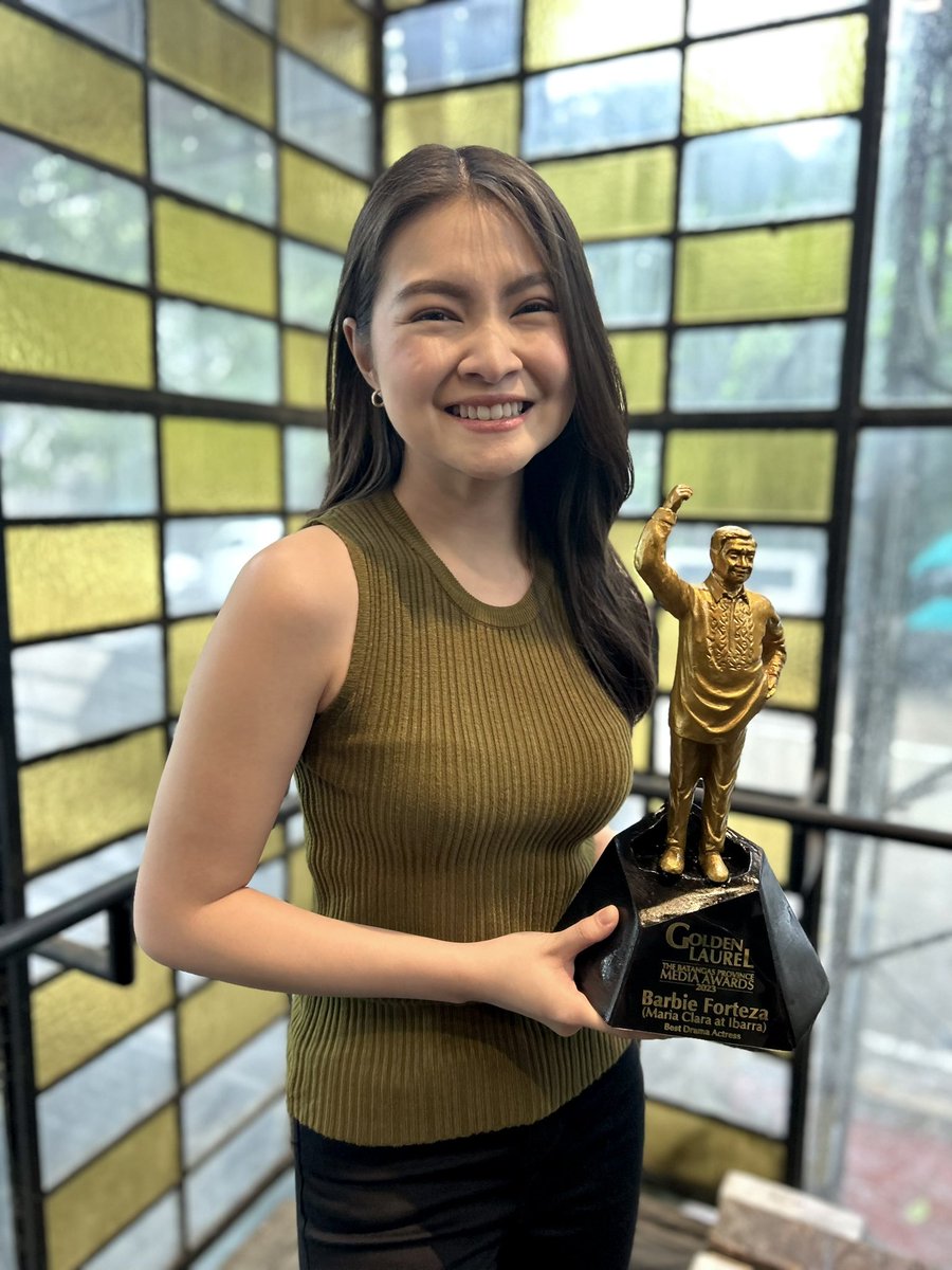 dealwithBARBIE's tweet photo. Maraming salamat po sa lahat ng bumubuo ng Golden Laurel Batangas Media Awards 2023 sa pagkilalang ito at sa aming programang Maria Clara at Ibarra 🙏🏻

Mabuhay po kayo! ✊🏻🇵🇭 https://t.co/8jsZgpEci1