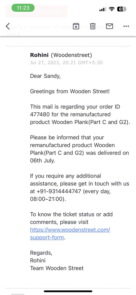 saravenkat's tweet photo. This is the email I received saying both are delivered which is not true https://t.co/9QFIMGYQmi