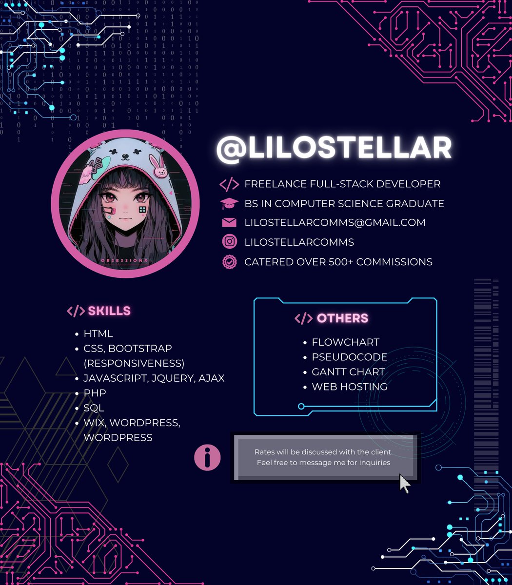 lilo ⋆ close ⋆ freelance web developer tweet media