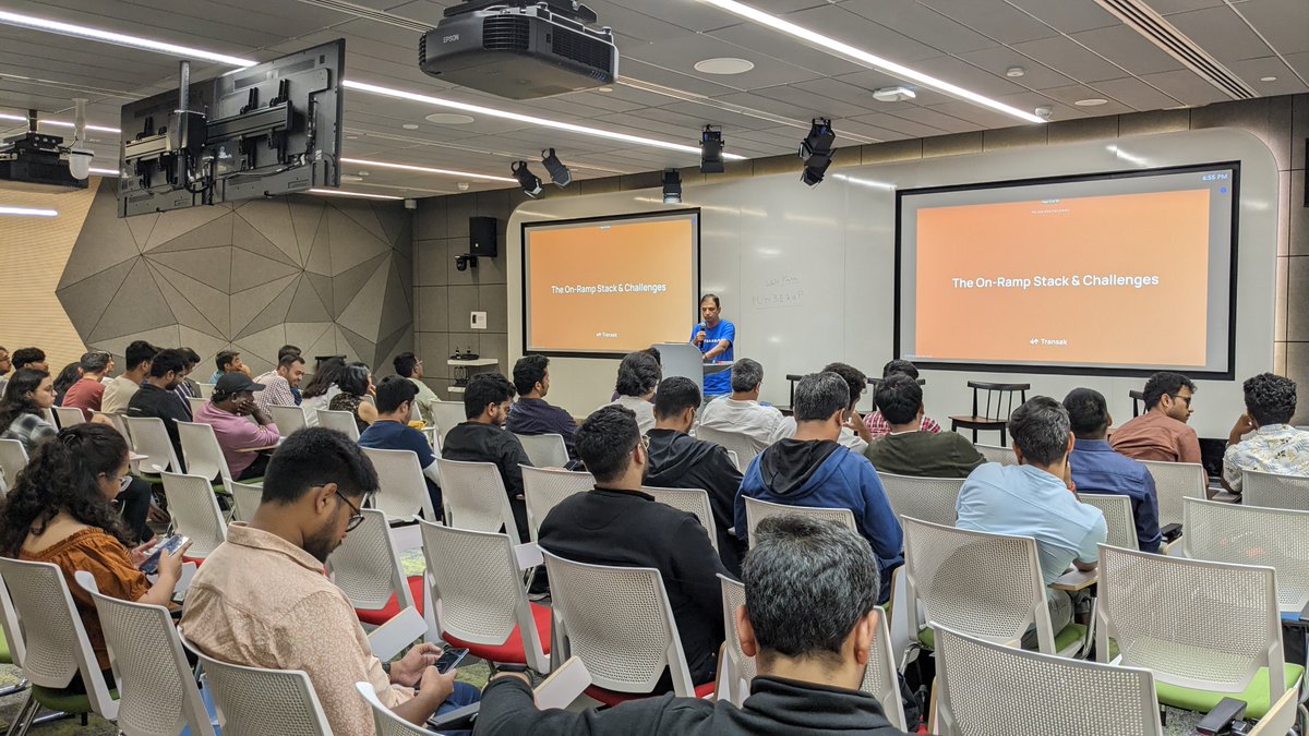 web3incommunity's tweet photo. Rajat Malhotra, SVP, Engineering &amp; Product @Transak 
shared his insights on infrastructure challenges around  onboarding users to Web3 ramp stack. 
@Transak  supports over 160+ cryptos on 75+ networks. In his session he covered KYC, AML, Fraud Prevention, Ramp SDK &amp; APIs. https://t.co/LxG3mJ20J1