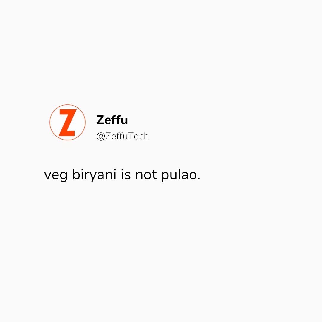 ZeffuTech's tweet photo. Fact.

#Zeffu #RestaurantSupplier #HotelSupplier #FMCGSupplier https://t.co/BMIHvo2Pj2