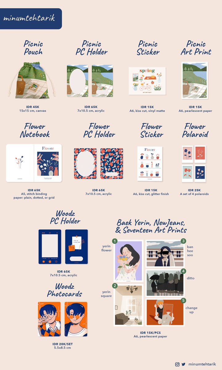 minumtehtarik's tweet photo. PO by minumtehtarik

🌿 close po: 6 agustus 2023
🌿 detail ada di order form
🌿 original, baek yerin, newjeans, svt, woodz, genshin, jjk, sxf

🔗 https://t.co/PMN2HRznVc https://t.co/qughNNygsM