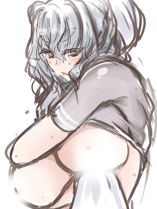 Д◎)  おは叢雲 「…あっついのよ!! 特にこの下が!!!」
連日猛暑続きですからねぇ(汗
#描いてみた #艦これ #叢雲さん #NSFW 