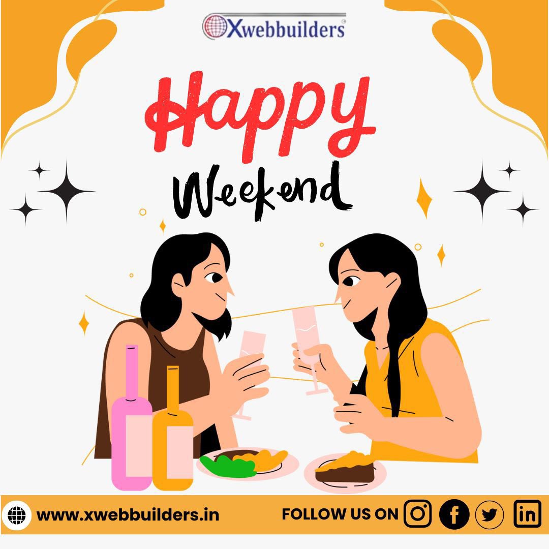 xwebbuilders's tweet photo. ☎️Contact us at +1.202.421-5747 or 
📩email hello@xwebbuilders.in
for comprehensive IT services. 
.
Explore further on our website
🌐https://t.co/40AELxxD3y
#xwebbuilder
#Weekend Vibes 
#HappyWeekend
#WeekendFun
 #WeekendBliss
 #WeekendGoals
#WeekendEscape
 #WeekendTime https://t.co/v9hyFq6jGh