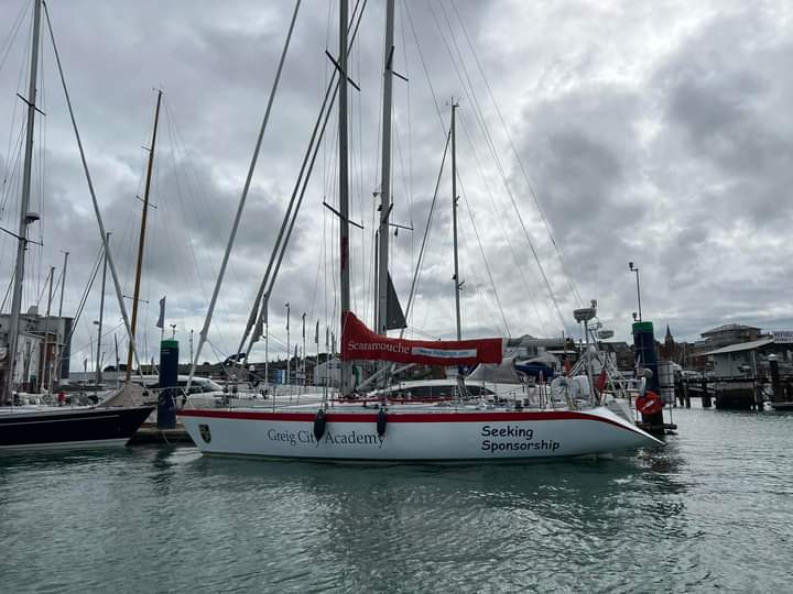 ScaramoucheST's tweet photo. Cowes Week has arrived! A lot of preparation (including a go on a Cape31)We have entries for Riot (IRC7) &amp; Palaver (Etchells) then our lads also representing on Folkboat SO &amp; FarEast 28 Assassain. Scaramouche is out supporting another charity Autism on the water 👍@TheSiliconeCup https://t.co/xzGaXYZXmV