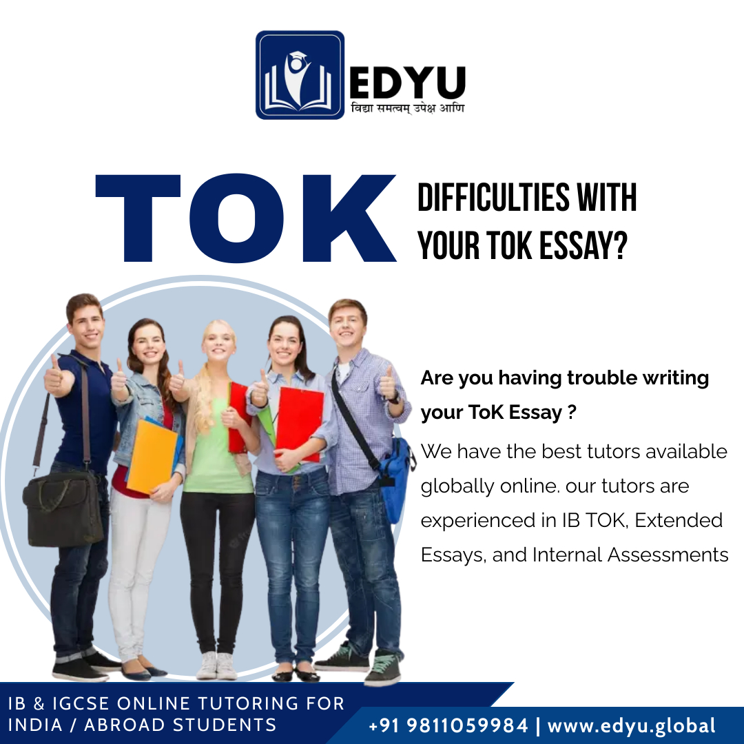 EdyuGlobal's tweet image. Online IB TOK tutors. IB TOK teachers for personal tutoring &amp;amp; assignment help. Experienced online ToK essay tutor for all aspects of IB ToK essays
🌐edyu.global

#IBTOK #IB_TOK #IBTheoryKnowledgeTutors #IB_Online #IB_TOK_Tutors #IB_Internal_Assessment #tokessay #TOK