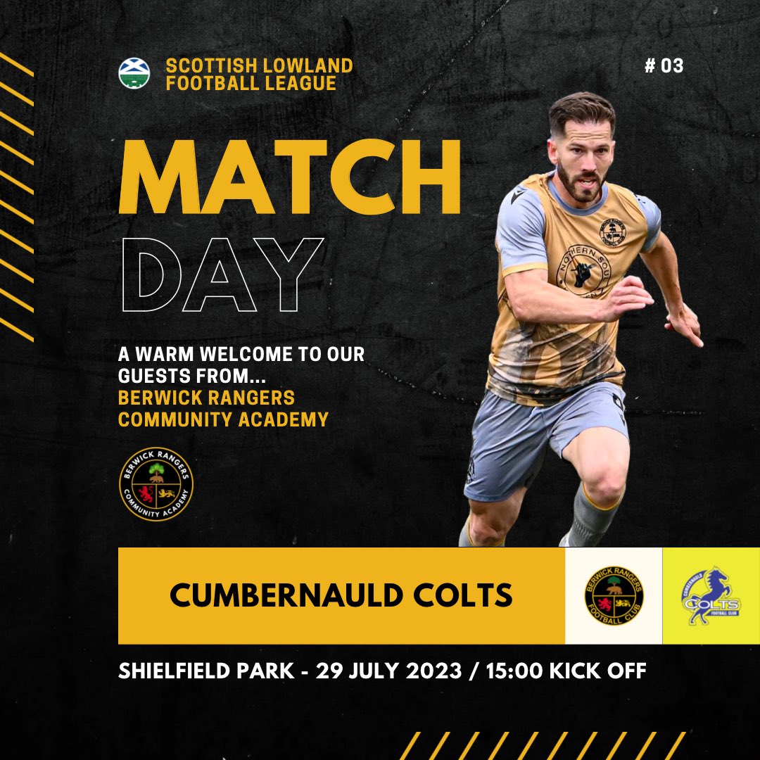 The Dream Team are back in <a href="/OfficialSLFL/">The Park’s Motor Group Scottish Lowland League</a> action as we welcome <a href="/OfficialCColts/">Cumbernauld Colts Community Football Club</a> to Shielfield Park.