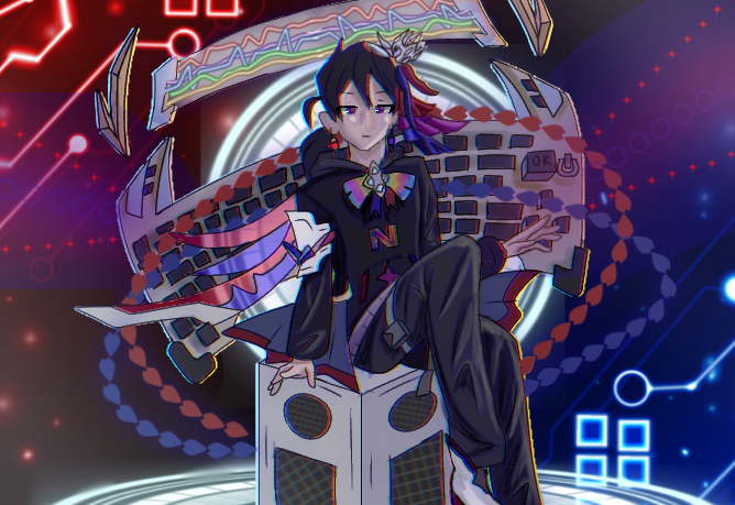 cassingloudly's tweet photo. navola but he's bronya from honkai 3rd 
i don't believe i can post this under fe2fanart bc it's just navola lol https://t.co/Z2VO7fFTKS