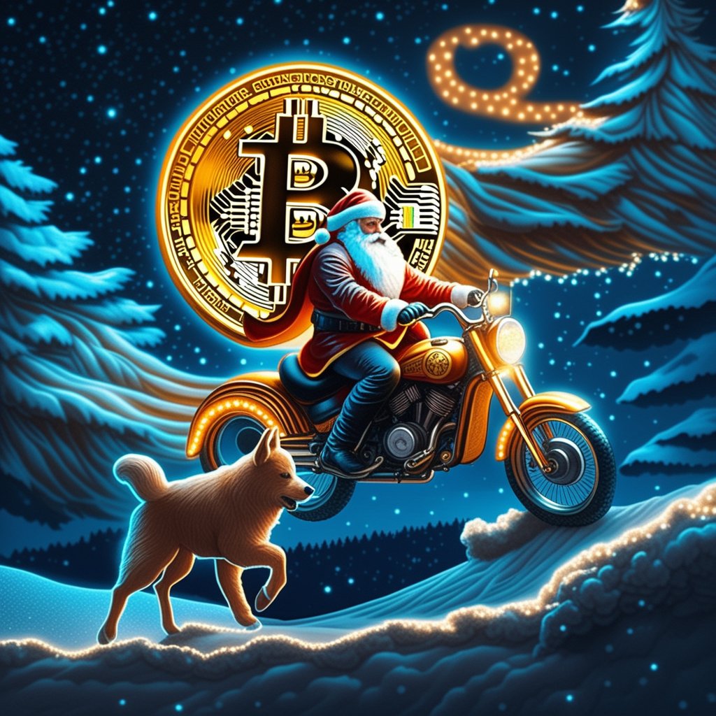 Abdul_1216's tweet photo. @Dao4Art Santa Claus  driving a motorcycle made of bitcoin logo through the night sky,cryptocurrencie,bitcoin logo, trending on artstation, sharp focus, studio photo, intricate details, highly detailed, by greg rutkowski

0x0672400f6b77026ab414ce408aa806d780f646ed
@Dao4Art https://t.co/upDkWiPcI0