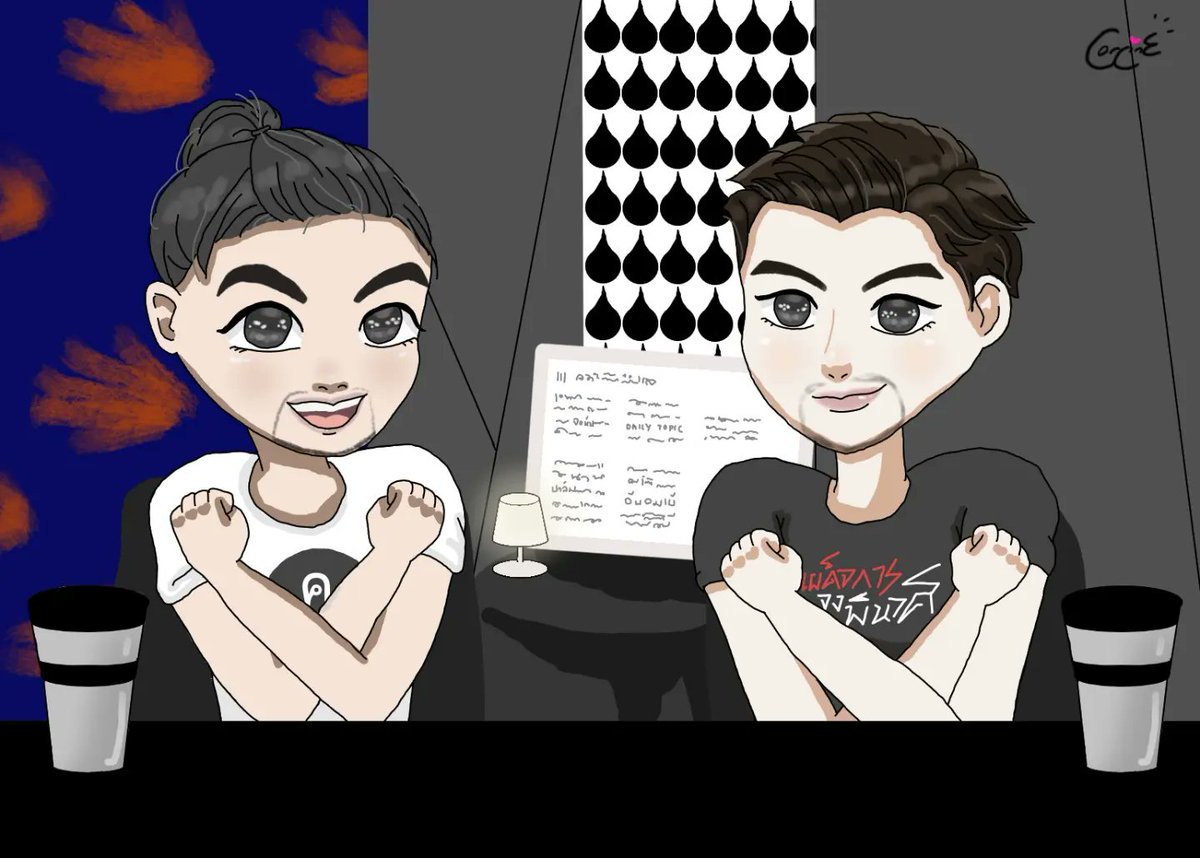 Corrine81915591's tweet image. อีบอมเบ้! 
ปล วาดด้วย @xppenthailand จ้า
#DailyTopic #SpokedarkTV