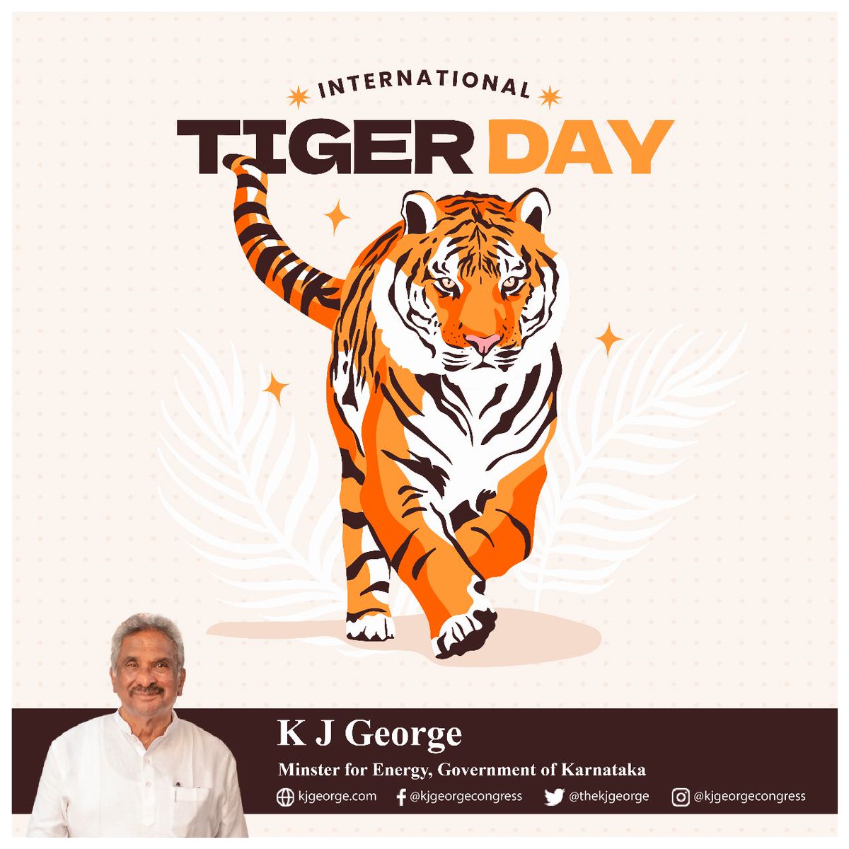 On #InternationalTigerDay we renew our pledge to protect & preserve this majestic animal. 

We also recall the pioneering efforts of former PM #IndiraGandhi in protecting the Tiger & launching the #ProjectTiger initiative.