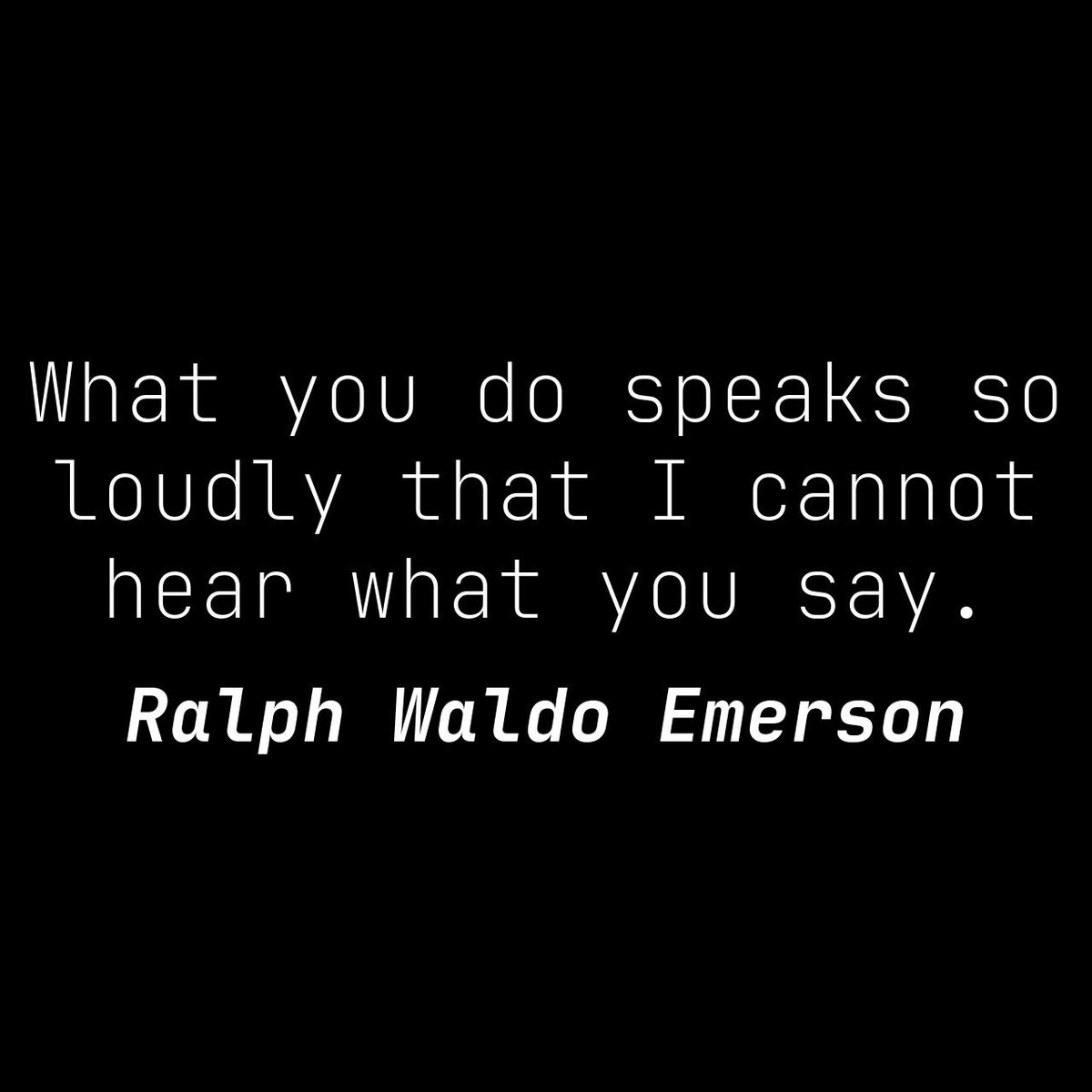 Actions have a powerful voice💪🗣️. What we do carries more weight than what we say. Let our actions be the true reflection of our character. Lead by example and inspire others to do the same!🌟💫 #ActionSpeaksLouder #LeadByExample #ActionsOverWords #EmersonWisdom