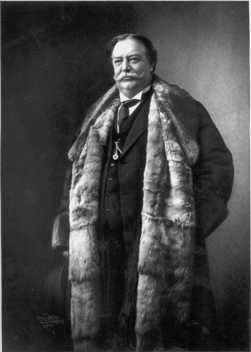 PrezWisdom's tweet image. William Howard Taft 🇺🇸 during his
“Huggy Bear” phase
#POTUS 😎