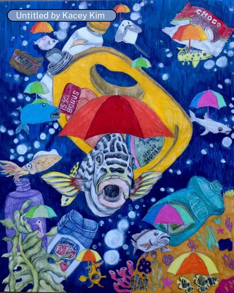 PlasticPollutes's tweet photo. 4 pieces of eco-art showcasing why we need #PlasticFreeJuly, from the creative minds of youth artists making a stand for the earth at @fromthebowseat. 🌊 🌏 🪸

🐙 Which is your favorite? 

#PlasticPollutes #BreakFreeFromPlastic #ArtActivism #YouthArtists https://t.co/umbs8MZhU0