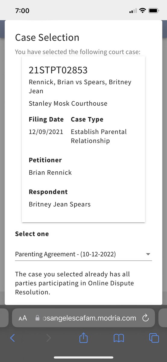 BritneyTheStan's tweet photo. BREAKING: A mysterious man named Brian Rennick has filed a motion to establish a parental relationship with Britney’s kids. 

A new parenting agreement was signed in October 2022. #JusticeForBritney https://t.co/T2PYNj3cy4
