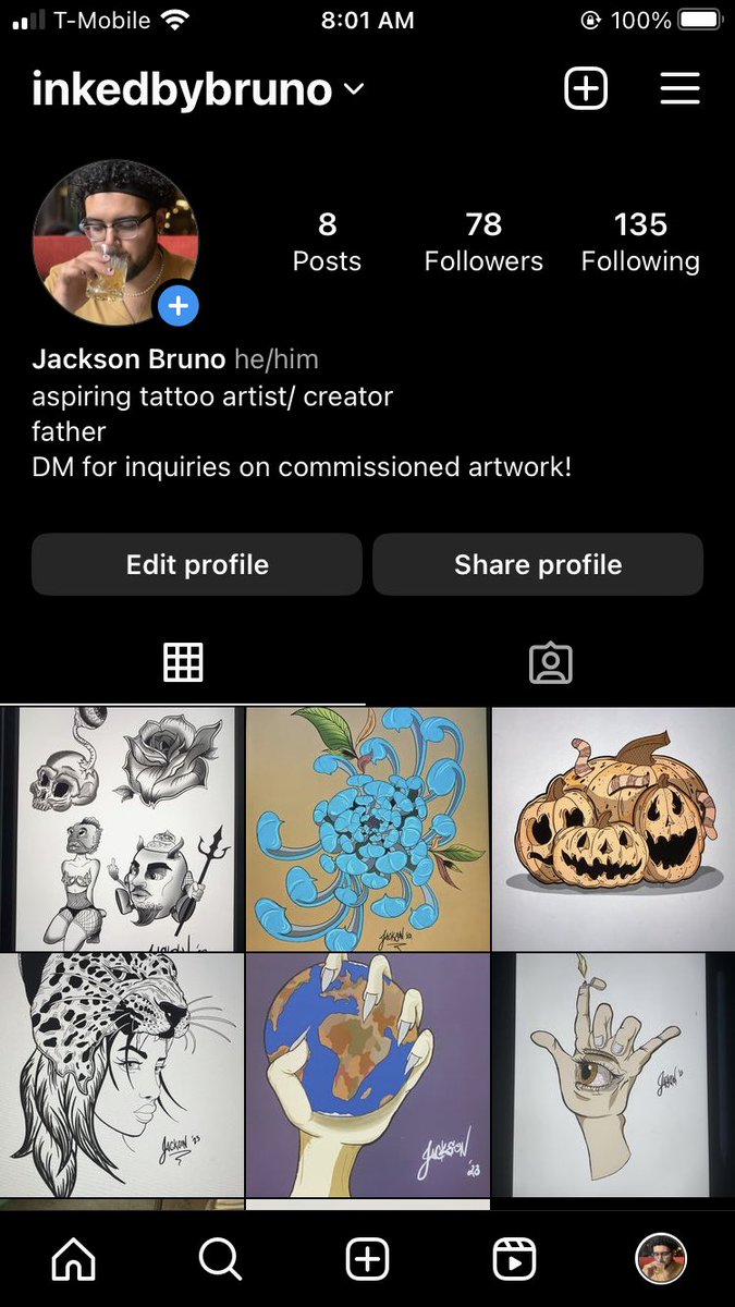 Jackson54965072's tweet photo. Go show my new instagram some love 😎 new projects coming soon! 🔥 

@inkedbybruno https://t.co/yXH0L7OqKv