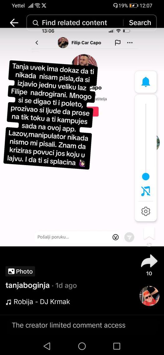 HoykaAlex's tweet photo. Kaze veprina Tanja njega uhodi 🤣🤣🤣🤣 #narodPita #zadruga6 #filipcar https://t.co/WmdsFZAVVm