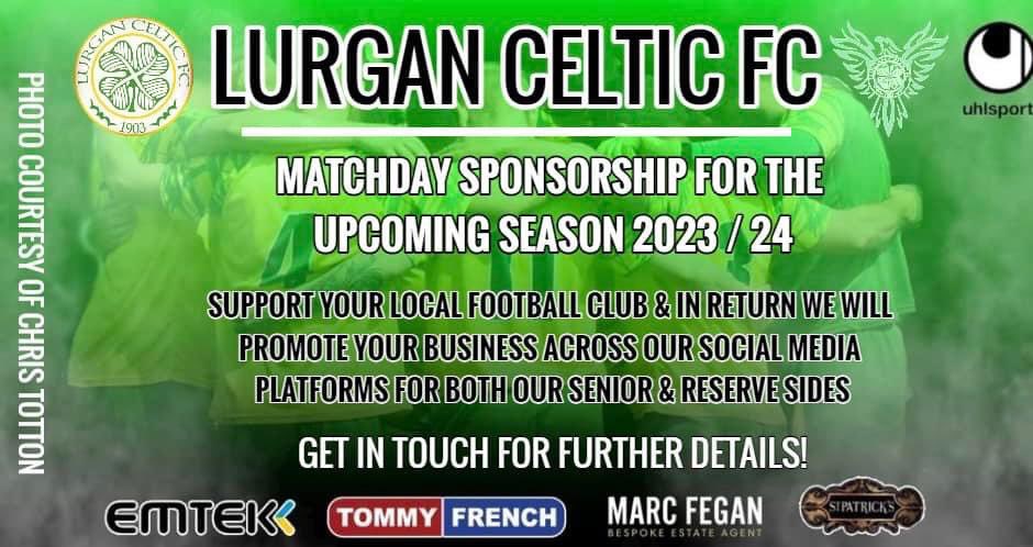 LurganCeltic's tweet photo. Any businesses looking to sponsor or be associated with our great club please get in touch via DM #weehoops  #lurgansgreenandwhite https://t.co/rtnhtn9sm1